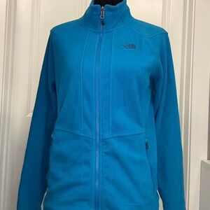 The North Face Women's Blue Full Zip Fleece Jacket Size Medium